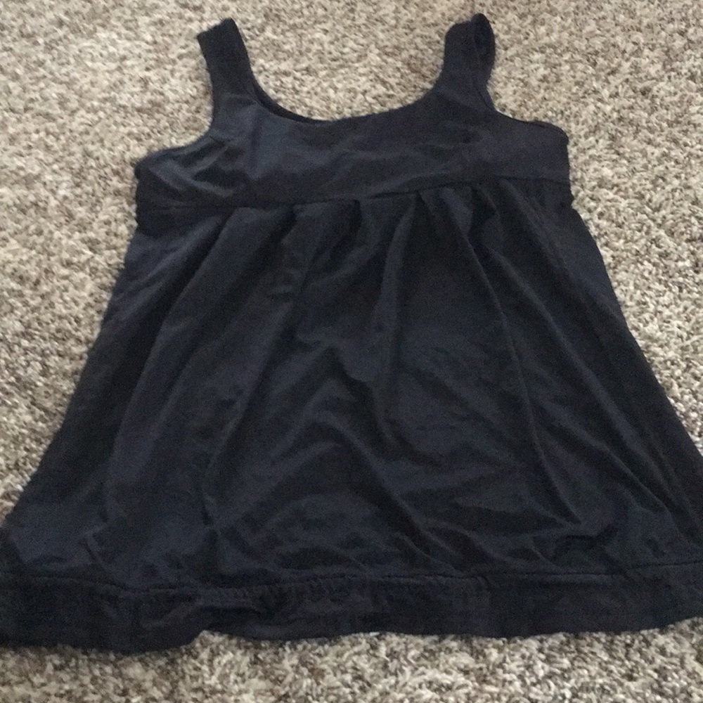 Black Work out tank